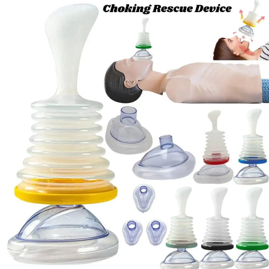 3PCS Health Care Choking Rescue Device Home Travel Kit for Adult and Children First Aid Kit Mask With Packaging Emergency Device